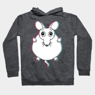 The Roundest Rat (Glitched Version) Hoodie